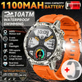 Smartwatch sportivo con chiamate Bluetooth e torcia LED