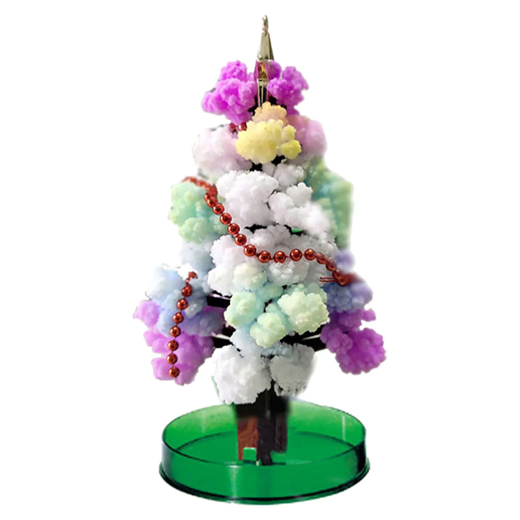 Magisch wachsender Kristall-Weihnachtsbaum, Weihnachtsdekoration aus Papier, Neujahrs-Wissenschaftsspielzeug, künstliche Weihnachtsbaum-Dekoration für zu Hause, Großhandel