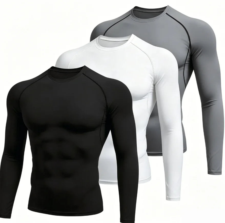 Completo sportivo uomo con maglia e leggings
