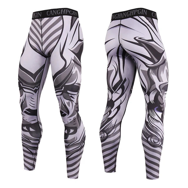 Leggings sportivi da uomo per corsa e allenamento