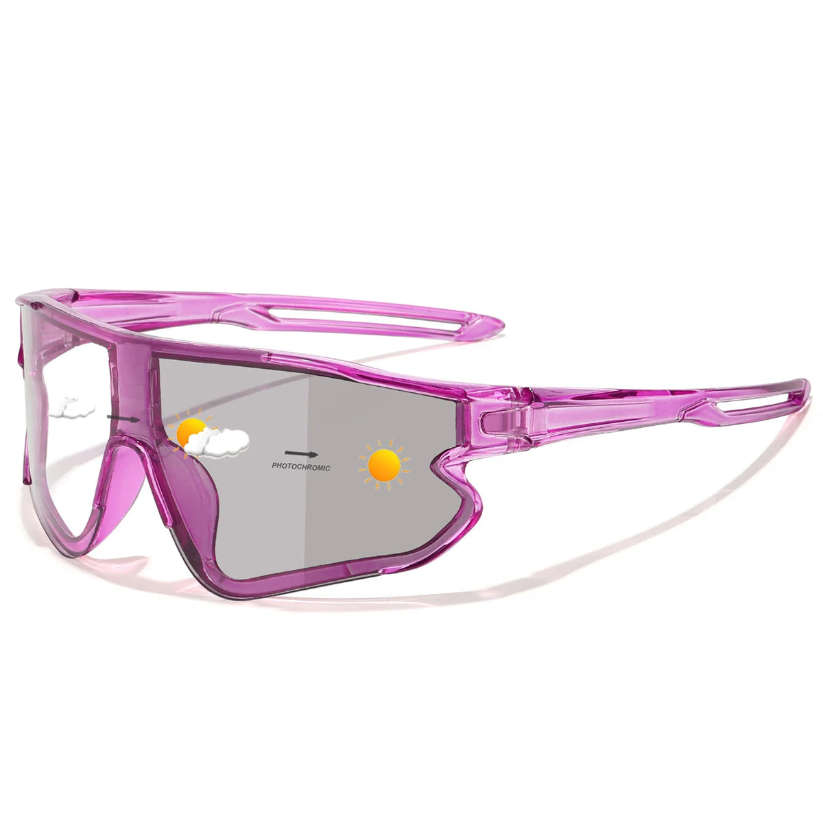 New Style Brand Photochromic Eyewear for Men and Women, MTB and Cycling Glasses, Running and Fishing Glasses, Comfortable Windproof Goggles