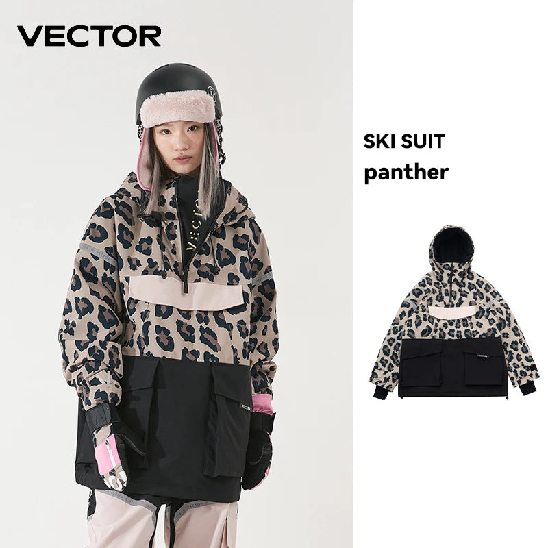 Giacca da sci donna VECTOR HXF70073 con cappuccio