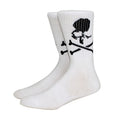 New Fashion Cotton Socks for Men, White and Black Socks for Women, Skateboard Socks, Creative Halloween Bone Long Socks, Basketball Socks