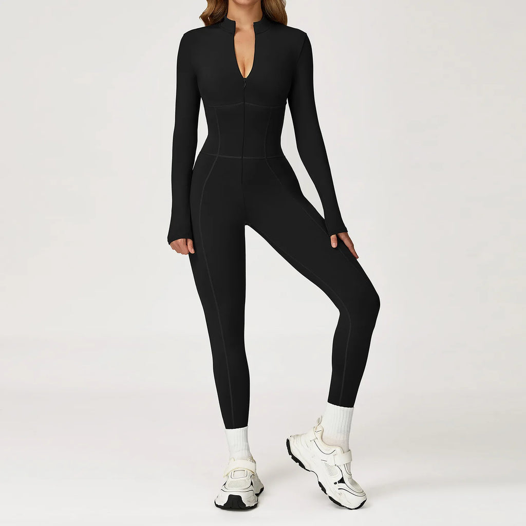 Combinaison de sport femme, manches longues