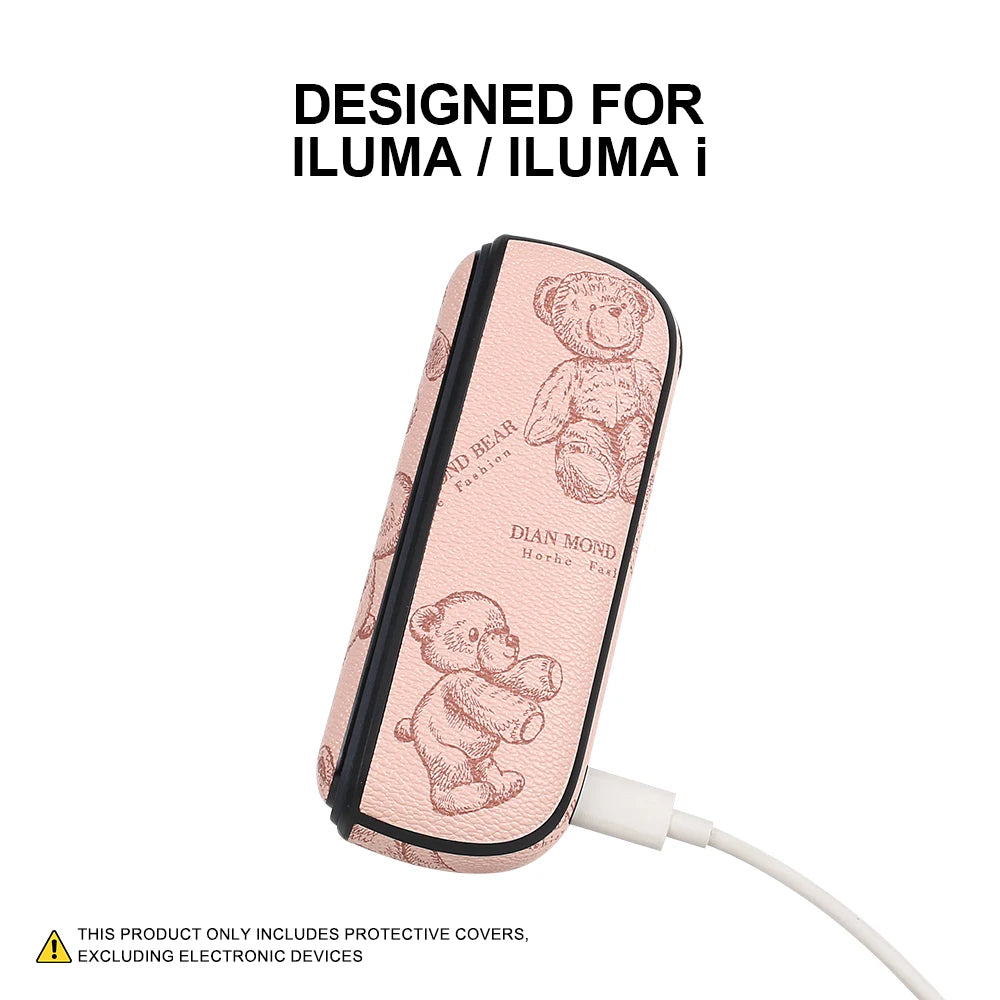 La funda protectora de piel sintética es adecuada para ILUMA. Es un accesorio protector moderno y de tendencia para cigarrillos electrónicos.