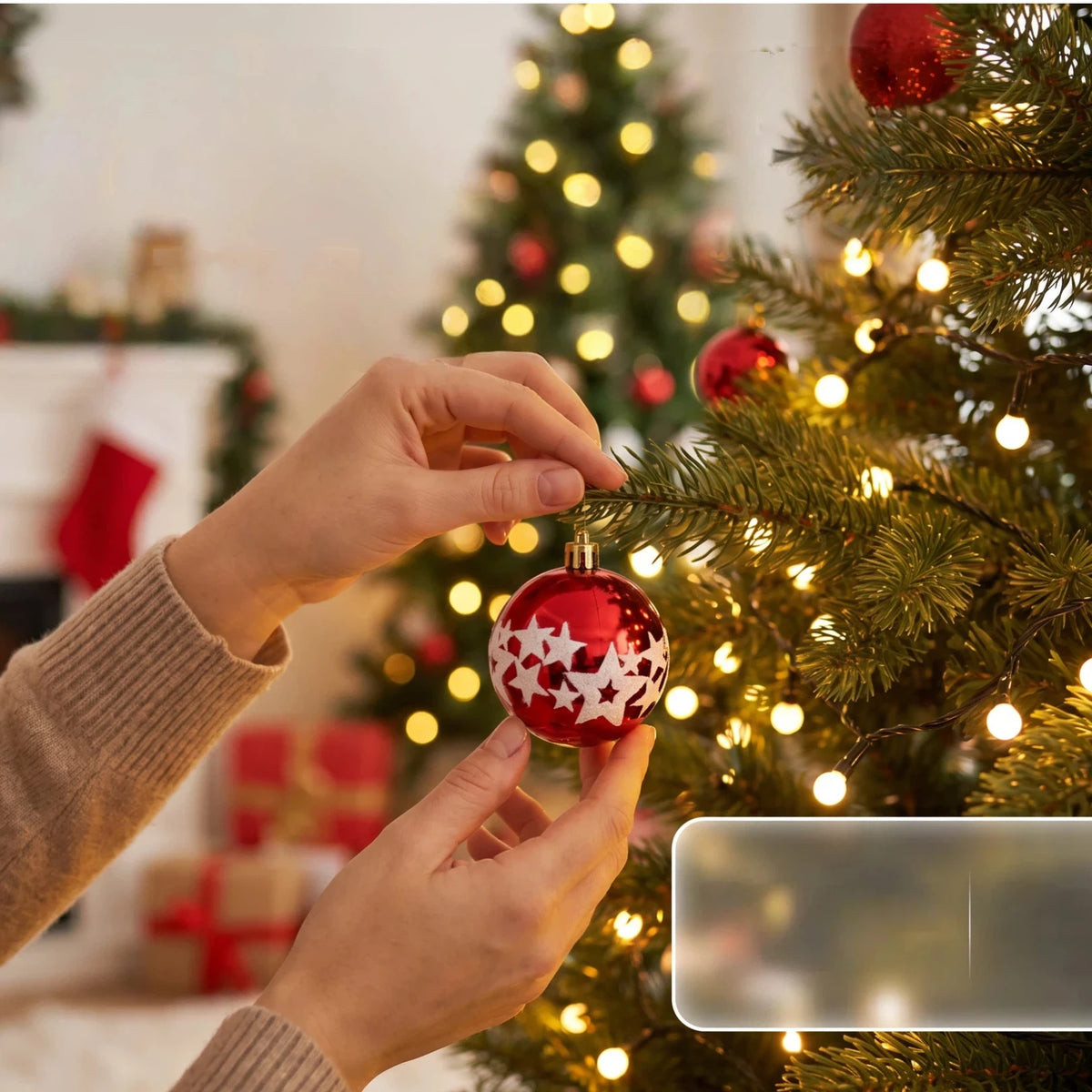 42Pcs Christmas Ball Merry Christmas Tree Topper Decoration for Home Decor Holiday New Year 2026 Navidad Gifts Supplies