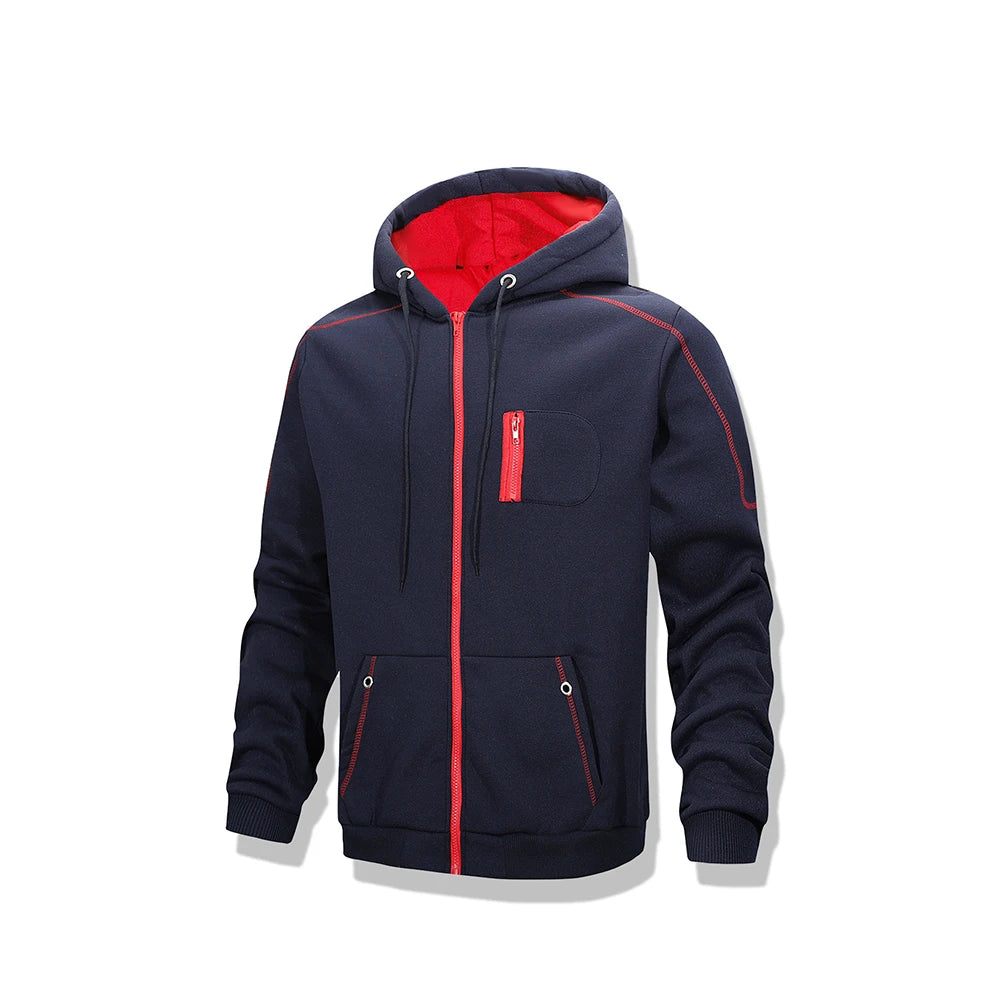 Herren-Radjacke mit Kapuze