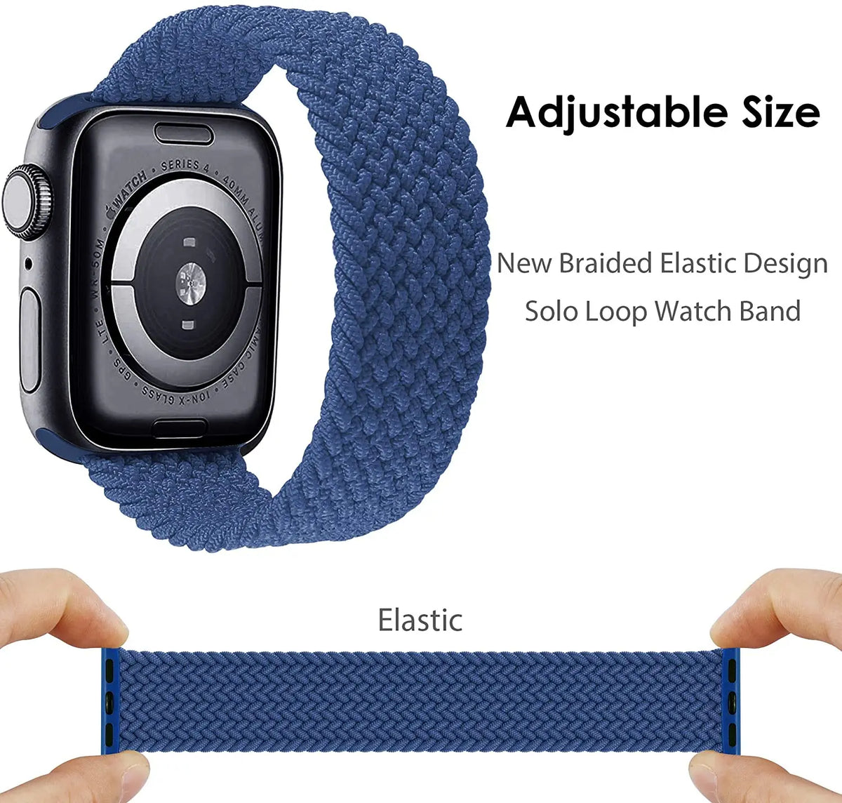 Braided Solo Loop Strap For Apple Watch Bands 46mm 44mm 40mm 45mm 41mm 42mm Correa Bracelet iWatch Series 12 11 10 9 SE 8 7 6 5