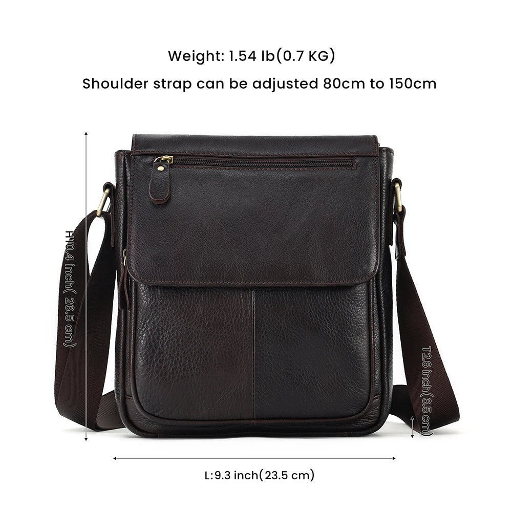 JOYIR Genuine Leather Messenger Shoulder Bag