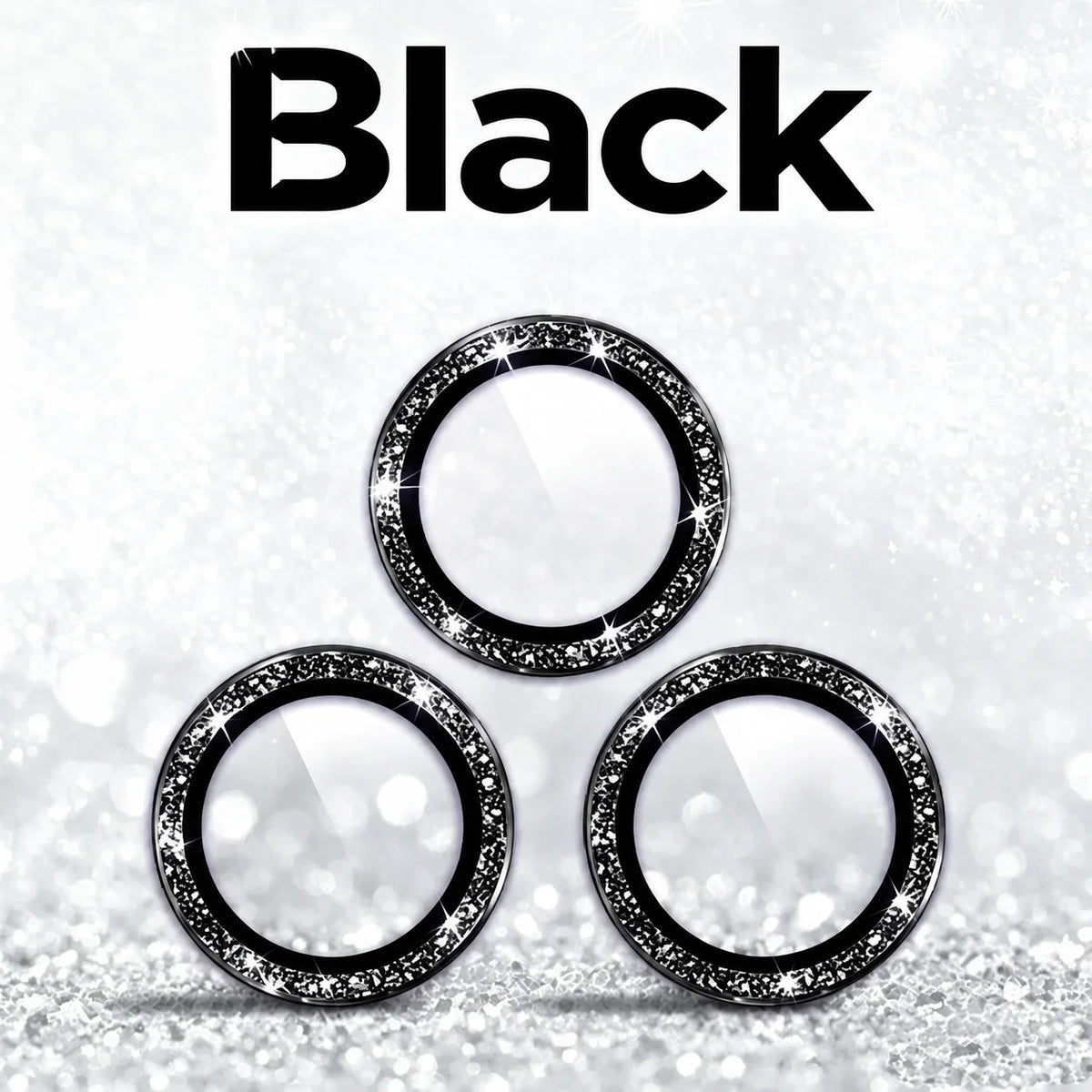 2-3Pcs Original Official Glitter Camera Len Protector For IPhone 18 17 16 15 Pro Max Duo Tempered Glass Metal Ring Covers