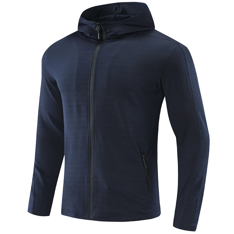 Veste de sport homme, à capuche