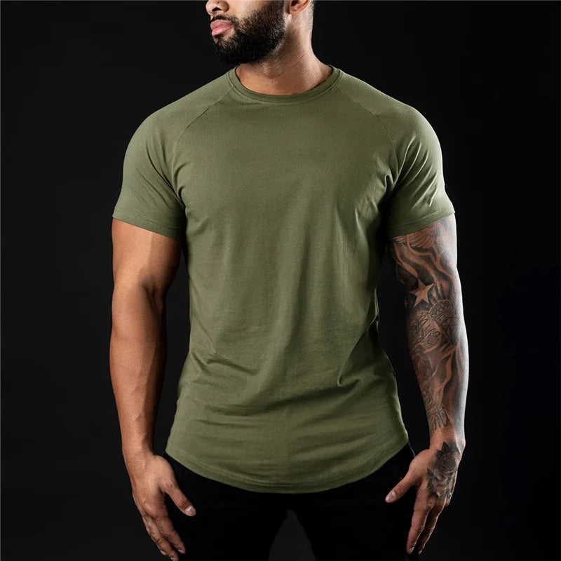 T-shirt uomo in cotone a maniche corte
