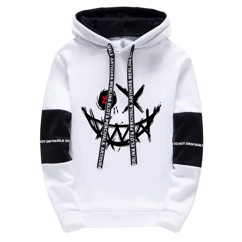Men's Printed Hoodie and Sweatpants Set