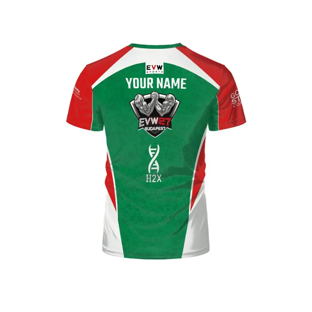 EVW 27 Armwrestling Jersey 2026 Popular Monster East Vs West 27 Breathable Quick-Drying T-Shirt Men's Fans Tee Customizable Name