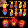 5/10/20 piezas de peonzas LED luminosas giratorias, juguetes para rellenar piñatas y detalles para fiestas de cumpleaños infantiles, regalos de Navidad para niños y niñas