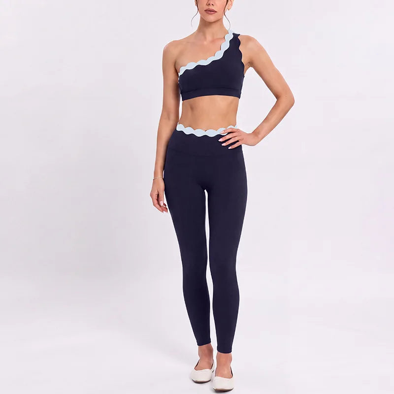 Ensemble yoga femme, 2 pièces, haut et legging