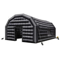 Inflatable party tent 8x6x4 m, cube tent for disco nightclub, pavilion wedding tent with 1100W blower, sandbag, 2 windows for events, birthday, wedding, black