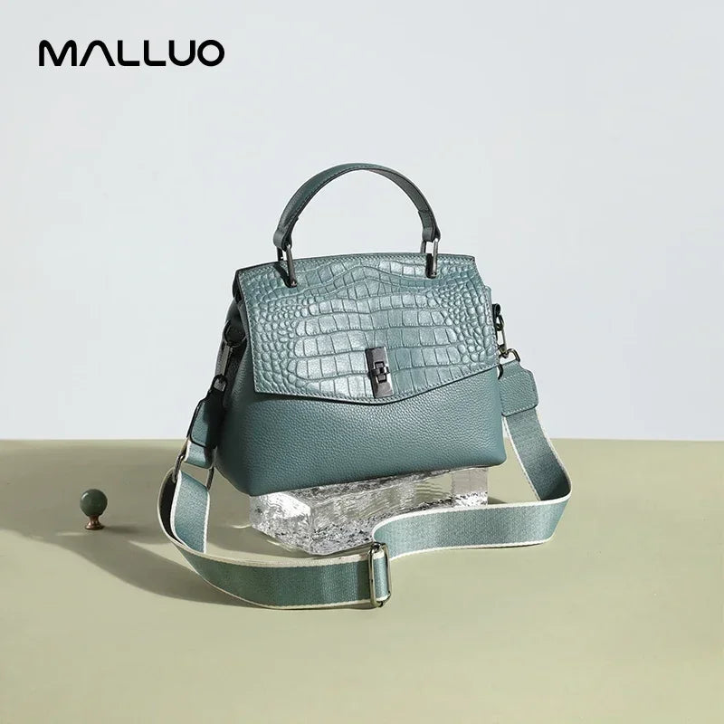 Women Natural Cow Genuine Leather Handbag Ladies Cowhide Vintage Luxury Tote Bag Female Crossbody Fashion Shoulder Satchel Bags