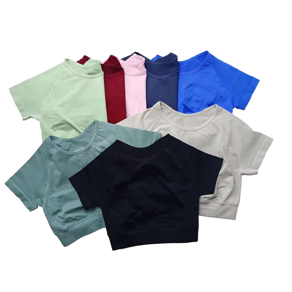 Top sportivo donna NCLAGEN a maniche corte