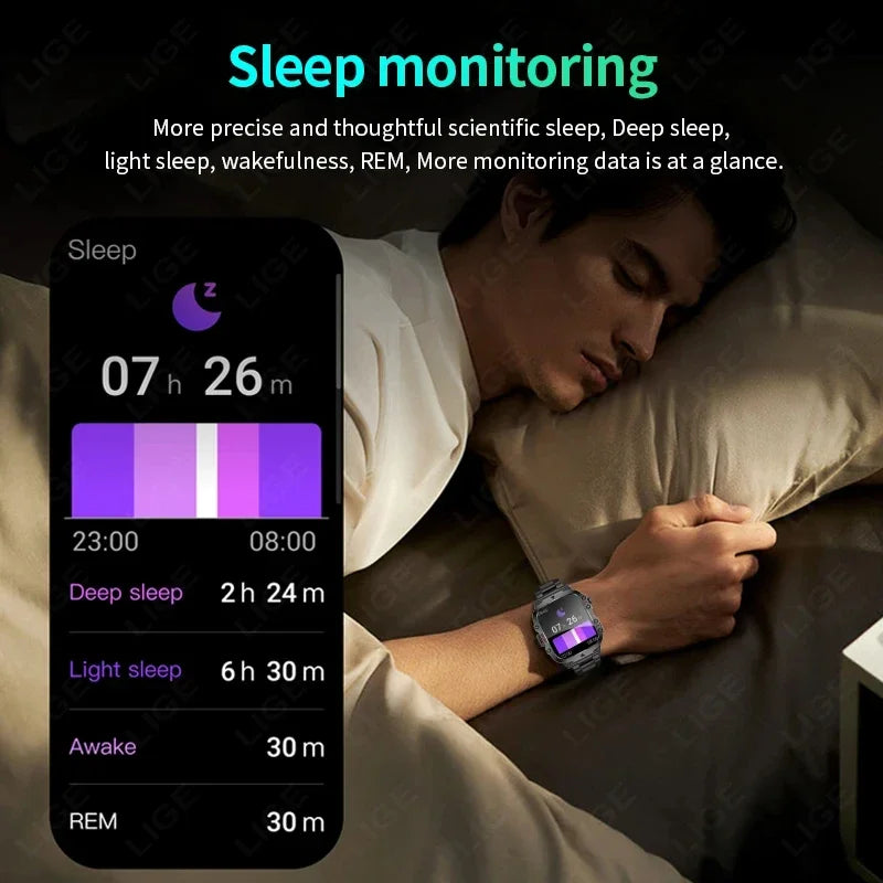 LIGE BW0667 smartwatch con chiamate Bluetooth