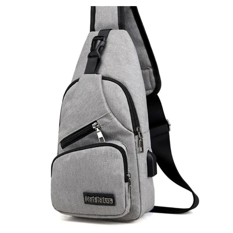 Men’s Nylon Crossbody Chest Bag