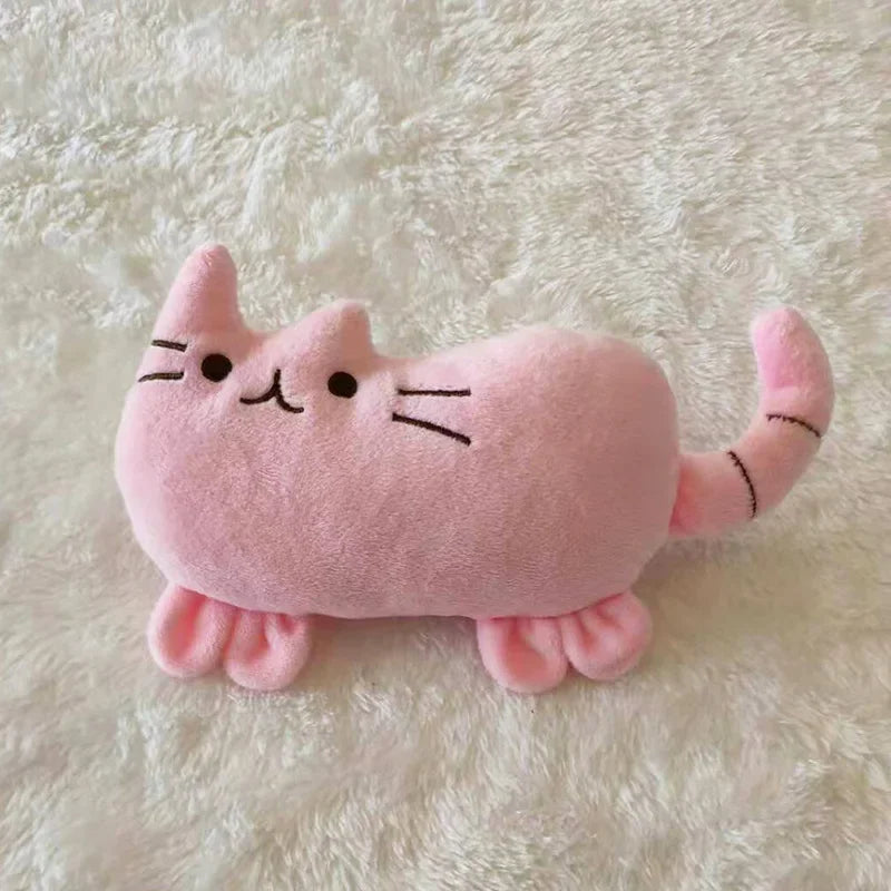 Juguetes para perros pequeños, lindo juguete de peluche con pitillo y mordedor para cachorros y gatos, artículos para mascotas