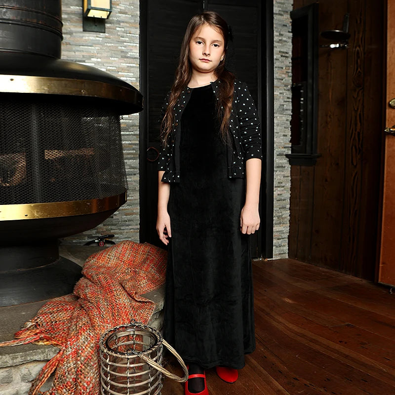 Children’s Velour and Ribbed Two-Piece Loungewear Set