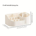 Rotating 2-in-1 Plastic Desk Organizer