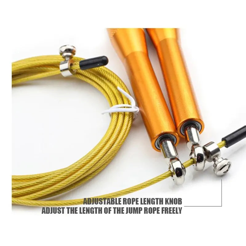 Adjustable 3 m Speed Jump Rope with Aluminum Handles