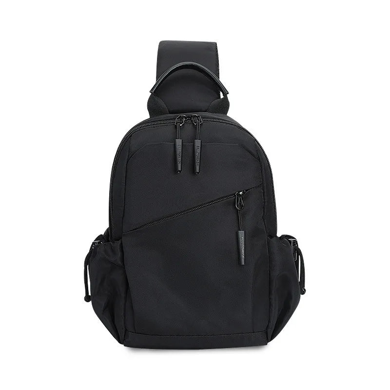 Unisex Polyester Sling Bag with Multiple Pockets