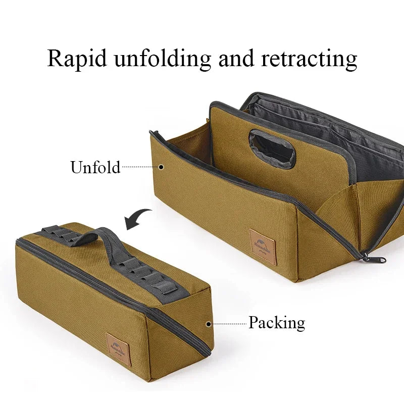 Naturehike Camping Tools Storage Bag Folding Waterproof Survival Organizer Bag Portable Outdoor Travel Work Accessoires Tool Box
