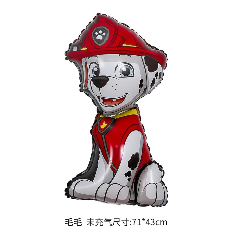 8-teiliges neues PAW Patrol Geburtstag-Dekorations-Set mit Ballons, Folienballons Chase, Marshall und Skye für Kinderpartys
