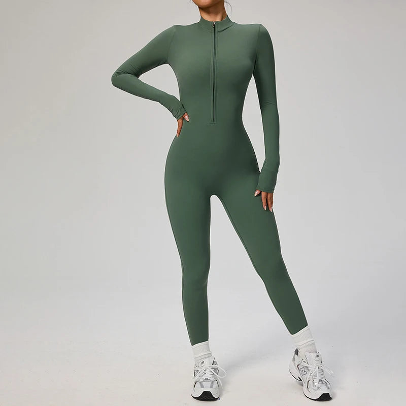 Sportoverall für Damen, mit Reißverschluss