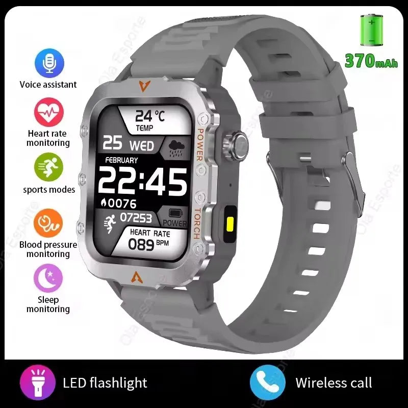 AMOLED Outdoor Smartwatch with Bluetooth Calling