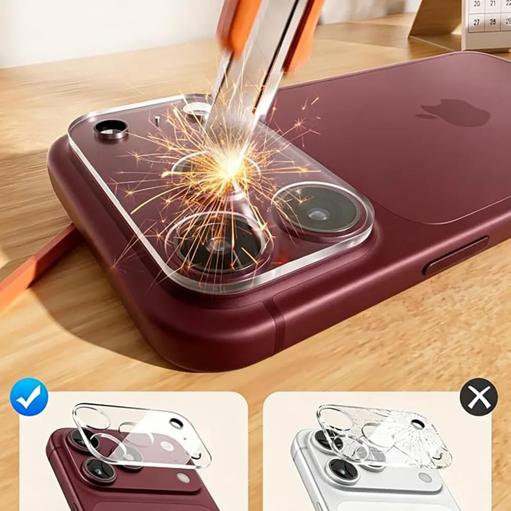 4pcs Full Cover Camera Lens Protector For iphone 18 17 16 15 14 Pro Max Plus Air Duo Lens Camera Protection Glass Accessories