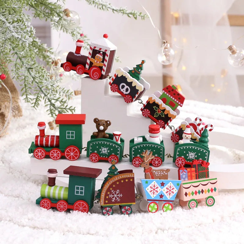 Christmas Train Decorations for Home Xmas Ornament Navidad Gifts Merry Christmas Party Decorations For Home 2026 Gifts