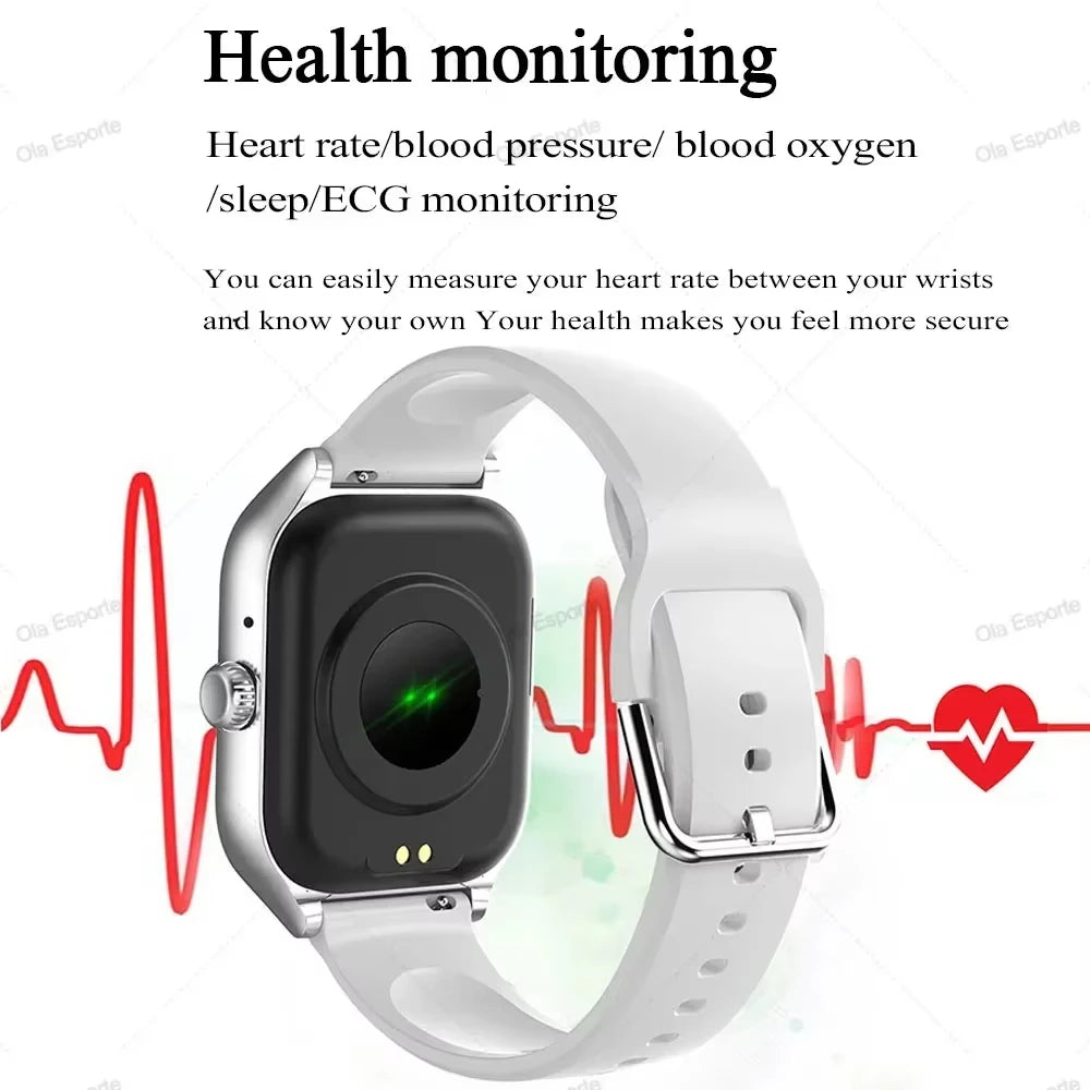 Smart Watch For Android IOS Watches 1.83inch HD Display Bluetooth Call Message Alert Music Sports Mode Smartwatch Men Women Ht22