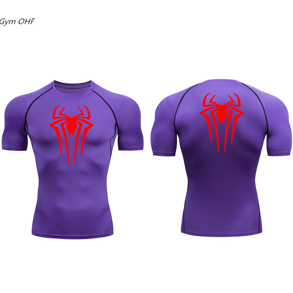 Maglia aderente uomo per lo sport