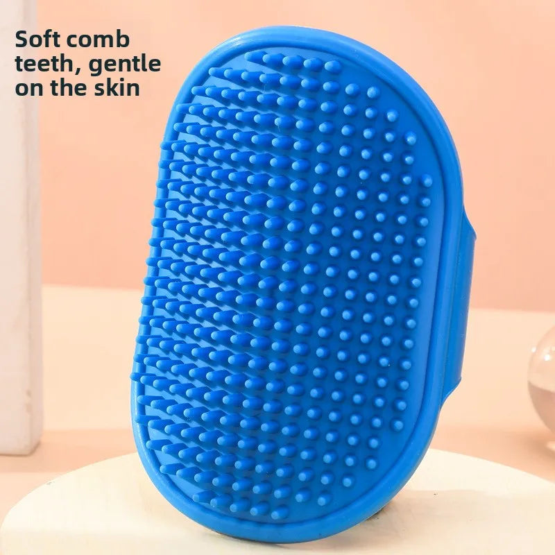 Portátil, fácil de limpiar, ¡perfecto para perros y gatos! Cepillo para mascotas, cepillo multiusos para el aseo, baño y masaje de mascotas -