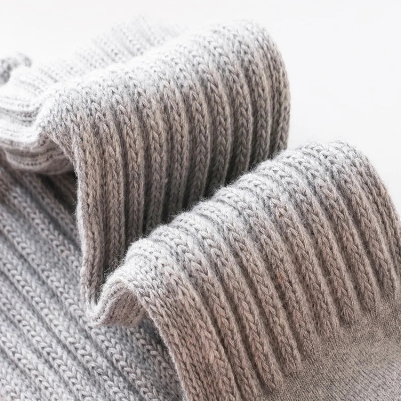 Calze invernali lunghe per bambini con suola antiscivolo