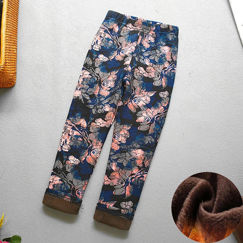 Children’s Fleece-Lined Printed Leggings