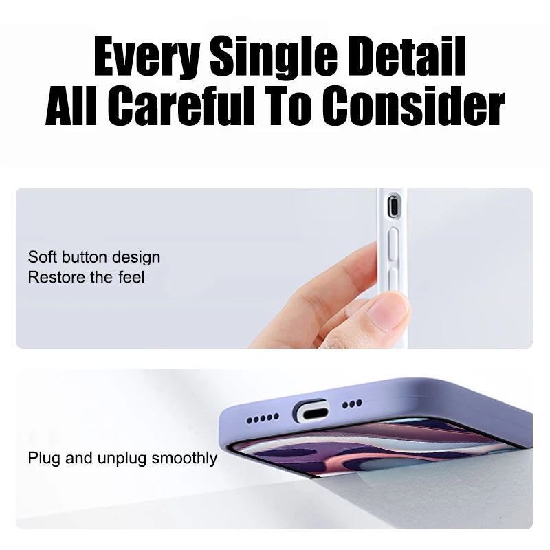 For iPhone 17 Pro Max Case Upgrade Phone Case For APPLE iPhone 11 12 13 14 15 16 Pro Max Cases Shockproof Back Cover Accessories