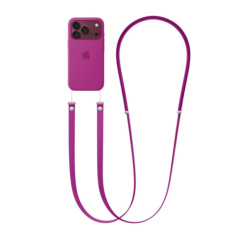Official Woven Pattern Crossbody Lanyard for iPhone Duo 18 Pro Max 17 18 Pro High Quality Adjustable Anti-loss 1:1 Apple Strap