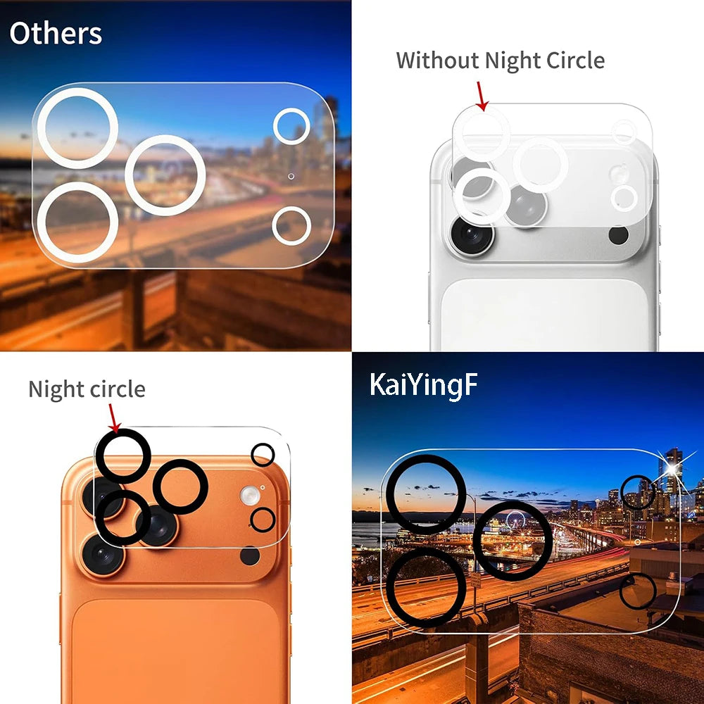 4PCS HD Back Camera Tempered Glass For iPhone 18 17 16 15 14 13 12 11 Pro Max Plus Camera Lens Protector Anti-scratch Glass Film