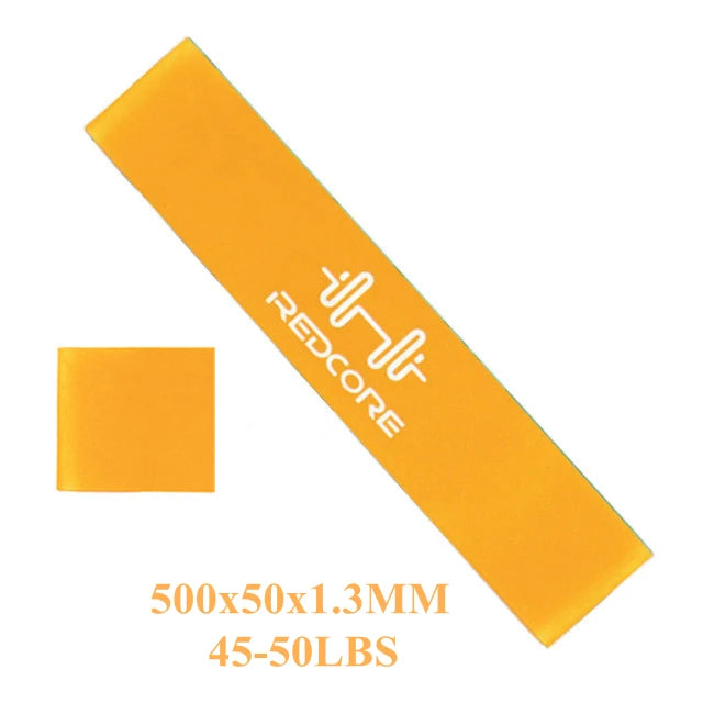 Natural Latex Mini Loop Resistance Bands for Yoga and Fitness