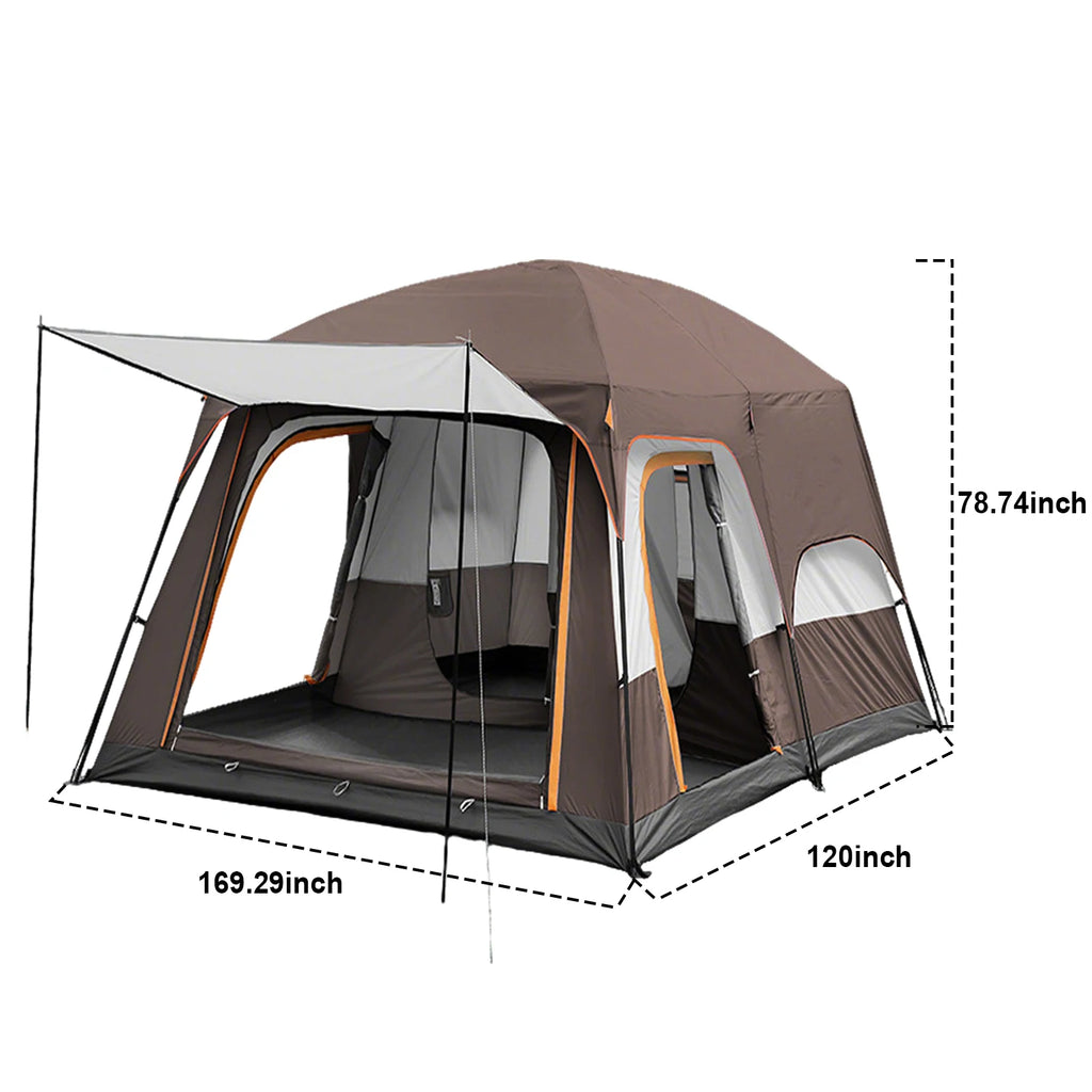 Outdoor Oxford Cloth Camping Tent For Picnicking Available In Multiple Sizes