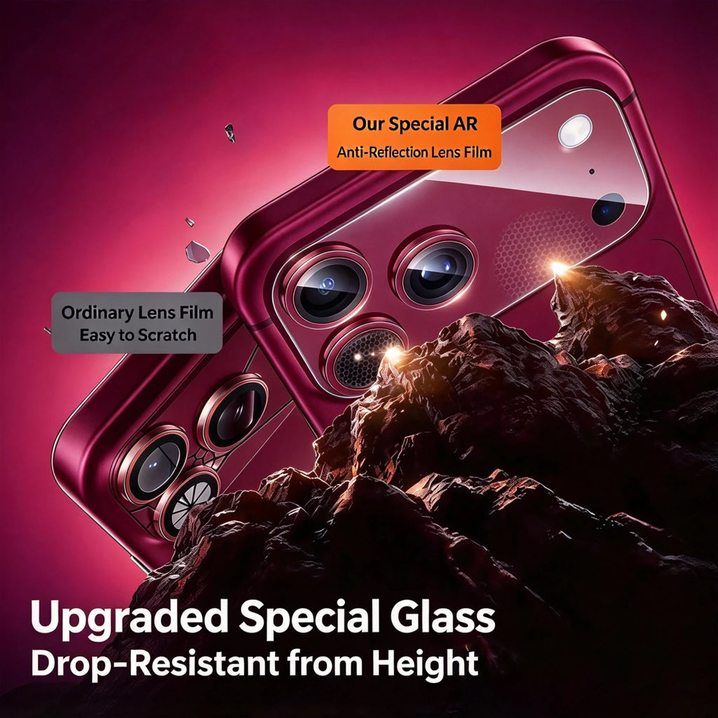 AR Tempered Glass Lens Protector For iPhone 18 17 Pro Max All In One New 3D Full Coverage Anti Reflective Glass Camera Protector