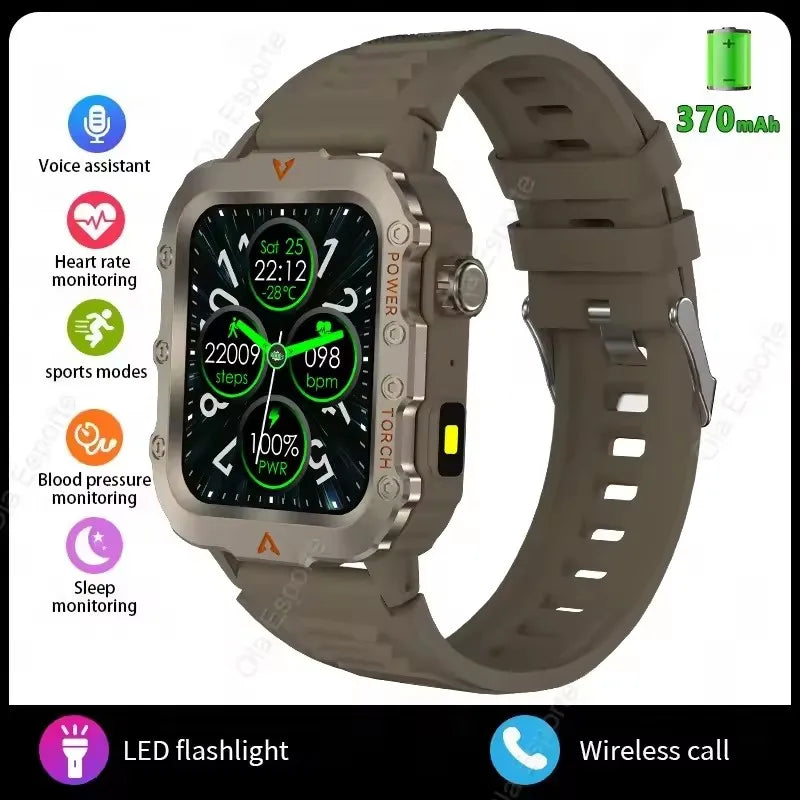 AMOLED Outdoor Smartwatch with Bluetooth Calling