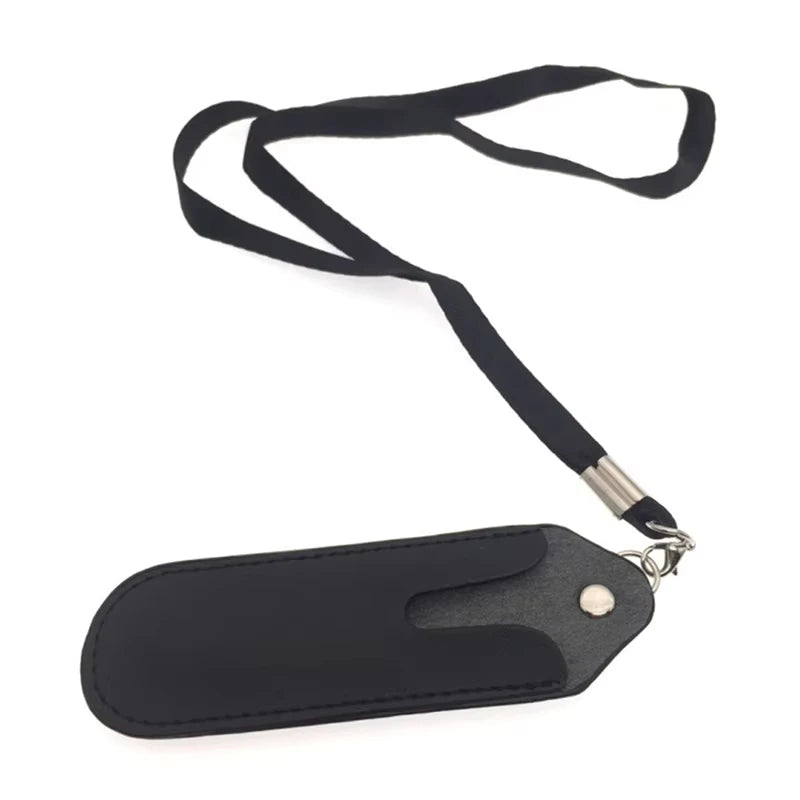 Estuche de cuero para cigarrillo electrónico, funda portátil para vapeador con llavero, funda protectora para bolígrafo vapeador, accesorio para fumar