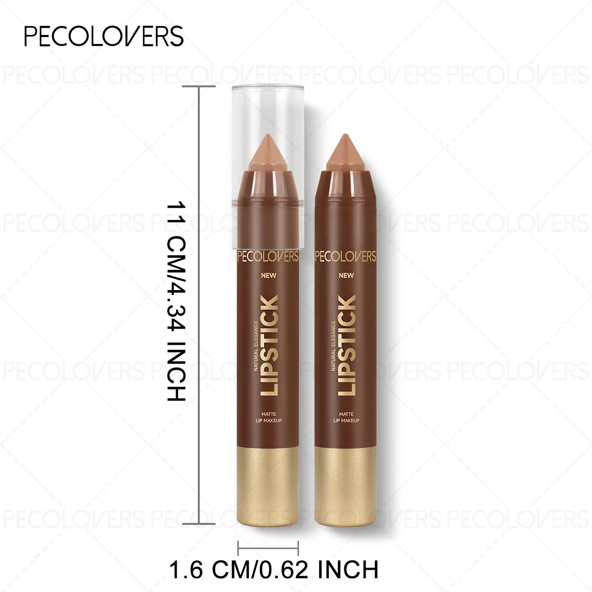 6-teiliges Set wasserfester matter Lippenkonturenstift – Lippenkonturenstift, der nicht am Becher haftet, langanhaltendes mattes Finish, für alle Hauttypen, Make-up-Kunst, matter Lippenstift